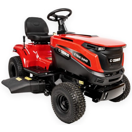 Cedrus C-Trac 86Ms Rasentraktor mit Seitenauswurf – Selbstfahrender Benzin-Rasenmäher mit 86 cm Schnittbreite –