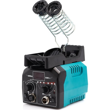 Holzbrenner mit 2 Kolben und Drähten, Yihua 939D-II, Schablonen und Spitzen, Set