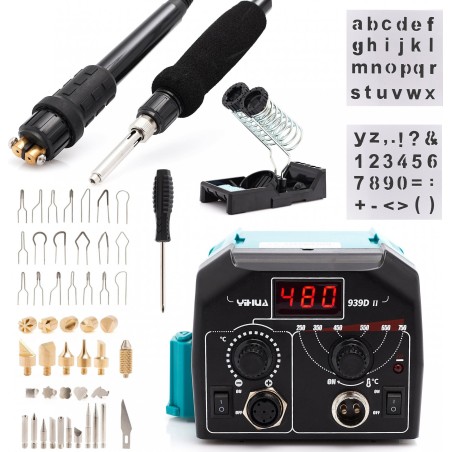 Techrebal Holz- und Lederbrenner YIHUA 939D-II