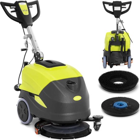 Ulsonix Elektrische Scheuersaugmaschine, Bodenreinigungsmaschine, 45,5 cm, 21 l, 1450 m²/h