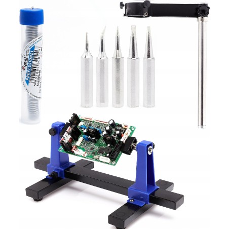 Techrebal 3-in-1-Station YIHUA 968DA++ Halterung für Heißluftpistole, Leiterplatten, Lötspitzen