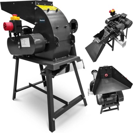 Wiesenfield Schlagmühle – Zerkleinerer für Getreide, Sägemehl und Pellets, 120 kg/h, 2,2 kW