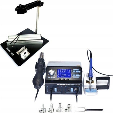 Techrebal Lötstation Yihua 992D+ Leiterplattenhalterung