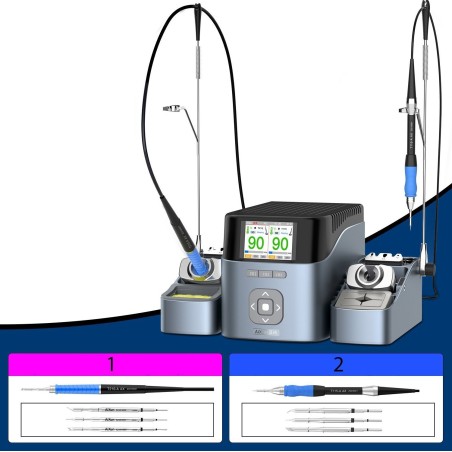 Techrebal DOPPELTE STARKE LÖTSTATION T210 T115 HALTERUNG