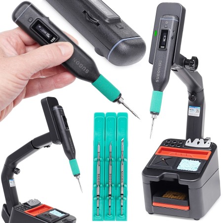 SUGON 55G kabelloser Präzisions-Lötkolben für Lötspitzen C210 und T210