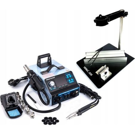 Techrebal Lötstation-Set Yihua 992DA+ + Leiterplattenhalterung