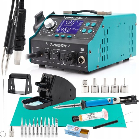 Techrebal Lötkolben YIHUA 992DA+ 4-in-1-Entlötgerät mit Heißluftfunktion