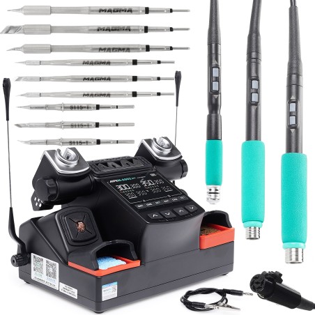 Lötstation Aifen A902 Pro 350 W mit Lötkolben, Lötspitzen C115, C210, C245