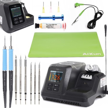 Präzisions-Lötstation Aixun T320 200 W, Lötspitzen C245 und C210, Zubehör
