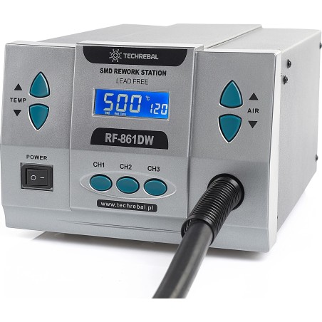 Kunststoffschweißgerät und Lötstation Techrebal RF-861DW 1000 W mit Klebstoff-Set