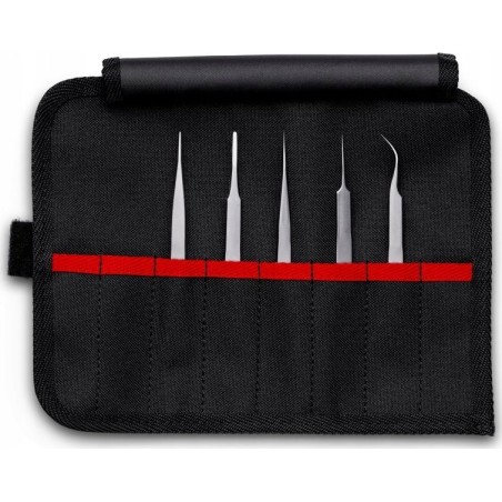 Knipex KNIPEX Präzisionspinzetten-Set, 5-teilig