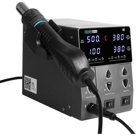 Lötstation SUGON 212 Hot Air + Lötkolben T12