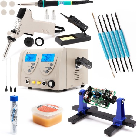 Techrebal Entlötstation ZD-917 Werkzeughalter Zinn