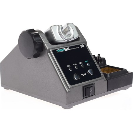 Lötstation Sugon T21, Lötspitze T245, T210, Lötzinn, Lötpaste, Kolophonium, Absaugvorrichtung