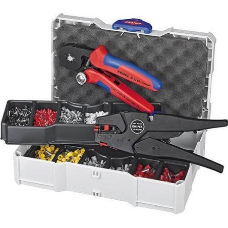 Knipex Set zum Crimpen von Hülsen und Abisolieren 97 90 10 Knipex