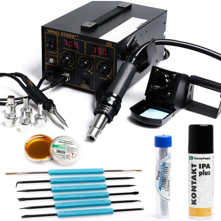 Techrebal Lötstation 968DA++ + KIT 17