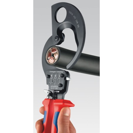 Knipex Kabelschere mit Ratschenmechanismus (95 31 250)