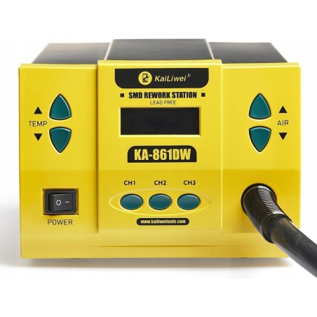 Kailiwei KA-861DW (entspricht Quick 861DW) Heißluftpistole 1000 W, 3 Düsen