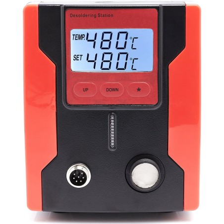 Techrebal Leistungsstarker Entlötkolben ZD-8915 SLEEP mit Halterung und Flussmittel-Set