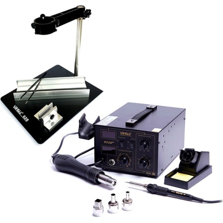 Techrebal Lötstation-Set Yihua 852D+ + Leiterplattenhalterung