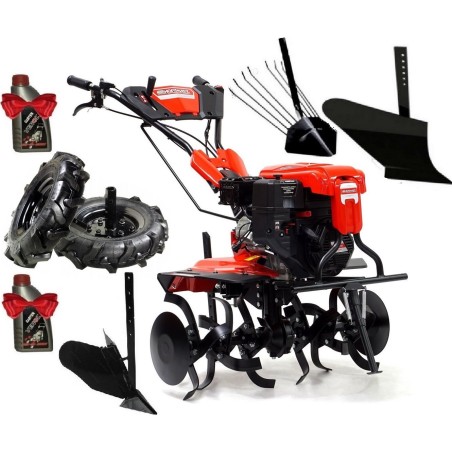 Hortmasz-Motorhacke HGS LX1000 HS212 HORTMASZ, benzinbetrieben + 7-teiliges Zubehörset