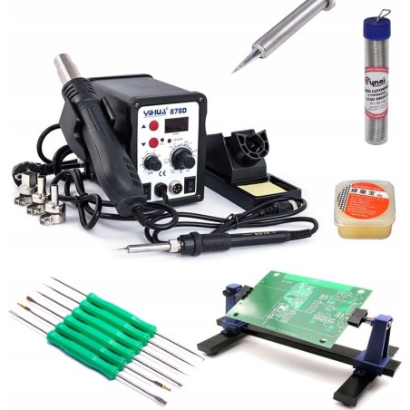 Techrebal Lötstation Yihua 878D Halterung KIT5