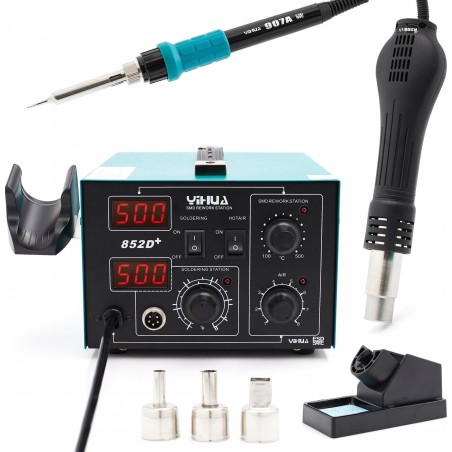Techrebal Lötstation Yihua 852D+ + Lötspitze+
