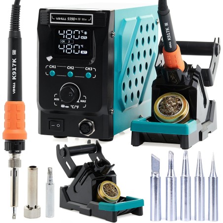 Set: Lötstation Yihua 939D+-IV + 5 Lötspitzen 110 W 902 (I, B, K, 3C, 2.4D)