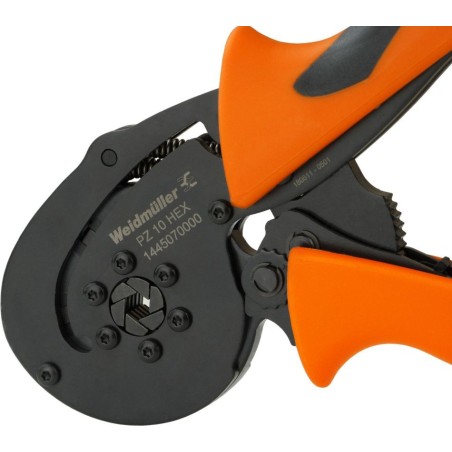 Weidmüller Werkzeug für Kabelschuhe, Crimpzange PZ 10 HEX Weidmüller 0312