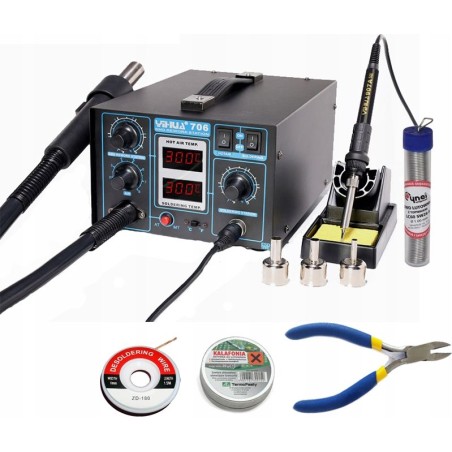 Techrebal Lötstation-Set Yihua 706 Schere KIT 11