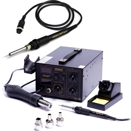 Techrebal Lötstation Yihua 852D+ + Ersatzspitze 907A