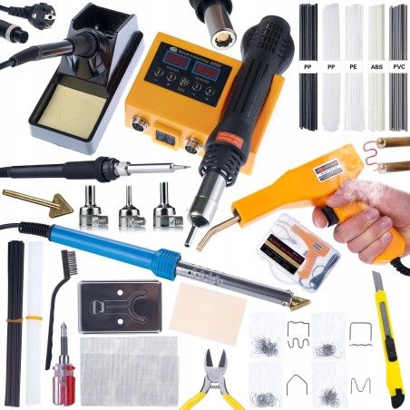 Rosfix 2-in-1-Lötkolben-Set ROSFIX OH 660W BLUE LARK Zubehör 5 Klebestifte Heftklammer