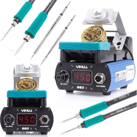 Professionelle Lötstation Yihua 982-I für Lötkolbenspitzen C210 und C245 (6 Stück)