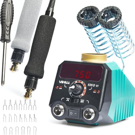 Techrebal Holzbrandmalgerät mit zwei Brennerköpfen für das Modell 939D-VI