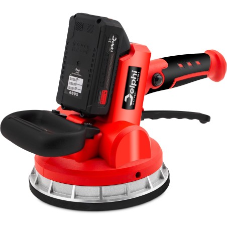 VIBRIERENDER SAUGNAPF FÜR FLIESEN – VIBRATOR ZUM AUSRICHTEN – 2xAKU – LEISTUNGSTARK 1000 W