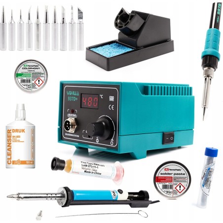 Techrebal LÖTSTATION 937D+ ZINNABSAUGER MIT FLUSSMITTEL MAXI