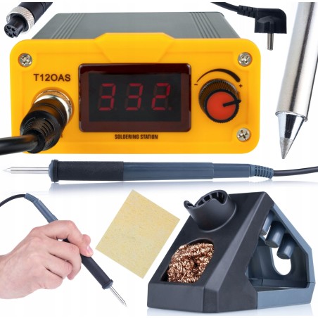 Rosfix Lötstation-Set für T12-Spitzen, 3x T12-Spitzen, Silikonmatte