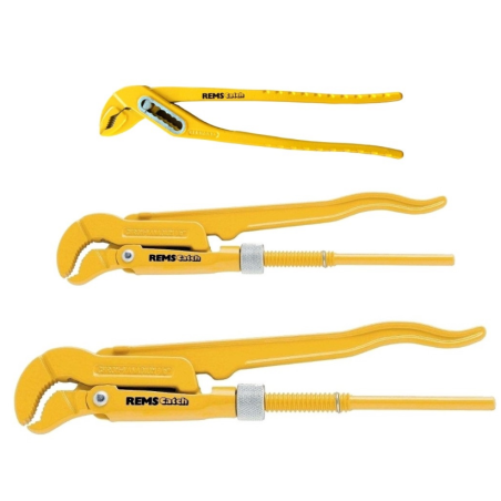 Rems Rohrschlüssel-Set CATCH S 1, 3/2, 5/4" (3-teilig)