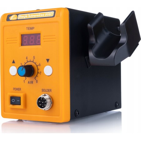 Rosfix SET HEISSLUFT-LÖTSTATION ROSFIX 858D DÜSEN + LÖTTIEGEL + FLUX RMA-223