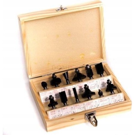 Hikoki-Fräsmaschine HIKOKI Fräserset für Holz 6 mm, 12-teilig