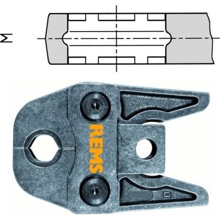 Rems REMS Backen für Ziegel-Spannzangen (M 28) Nr. 03-570140