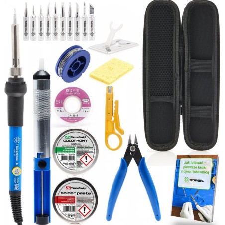 Präzisionslötkolben 60 W im Etui – Anleitung – Lötzubehör 17 XL