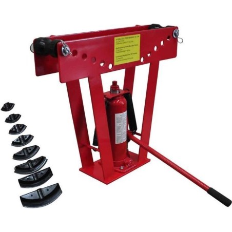 vidaXL Hydraulische Rohrbiegemaschine mit 8 Einsätzen (140211)