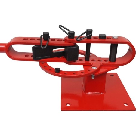 vidaXL Manuell betriebene stationäre Stahlrohrbiegemaschine