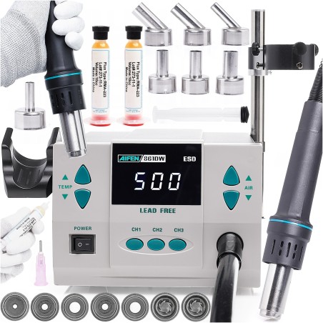 Heißluftgerät Aifen 861DW 1000 W mit Heißluftpistolenhalterung