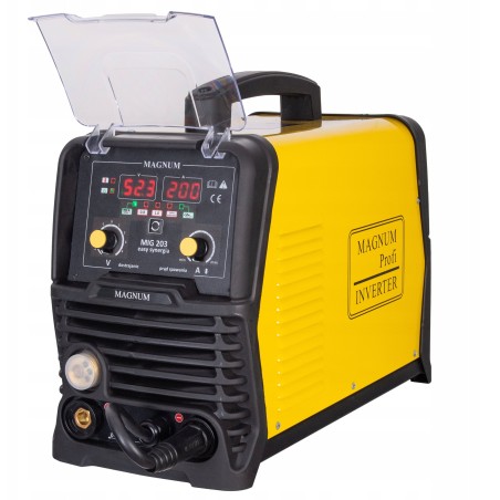 Halbautomatischer Inverter MAGNUM MIG-203 SYNERGIA EASY 230 V 200 A/60 %, GP50, MMAR, MB15/3, D100/D200