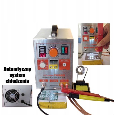 SUNKKO 709AD Impuls-Punktschweißgerät mit Lötkolben – Set