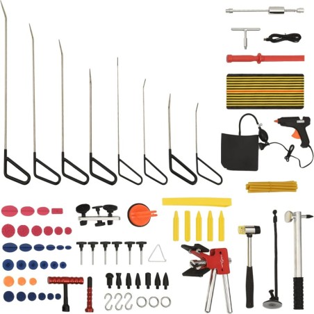 vidaXL 76-teiliges Set zum Ausbeulen von Karosseriebeulen