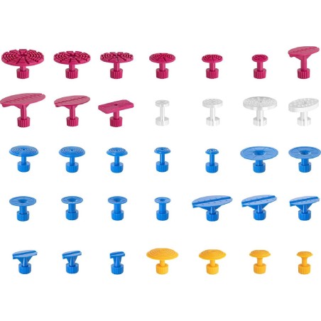 MSW PDR-Reparaturset zum Ausbeulen von Karosseriebeulen, 85 Teile PDR-Reparaturset zum Ausbeulen von
