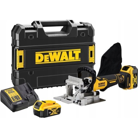 Dewalt 18-V-XR-Fräse, Lamello-Nutfräse, 2 × 5 Ah